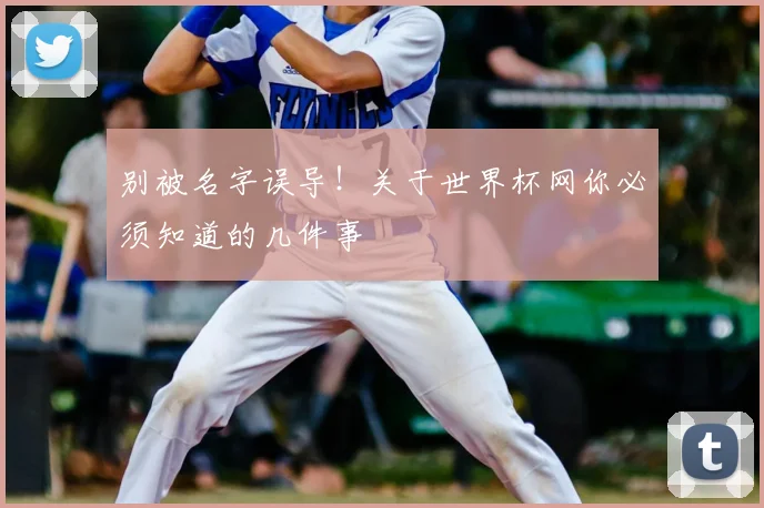 别被名字误导！关于世界杯网你必须知道的几件事